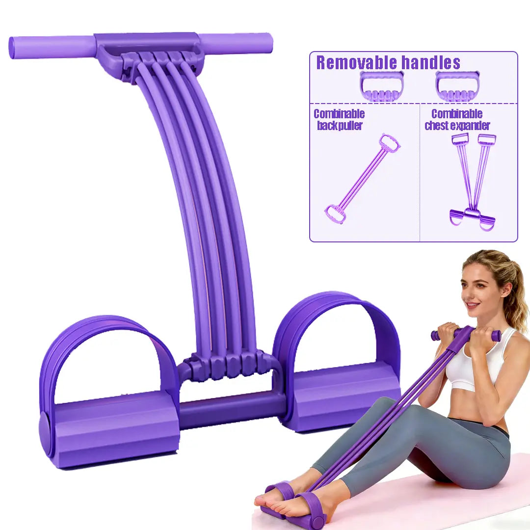 3-in-1 Multifunction Pedal Resistance Band for Home Gym