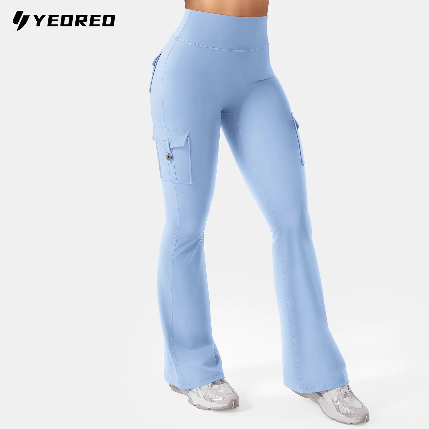 YEOREO CoreFlex High Waist Tummy Control Flare Leggings