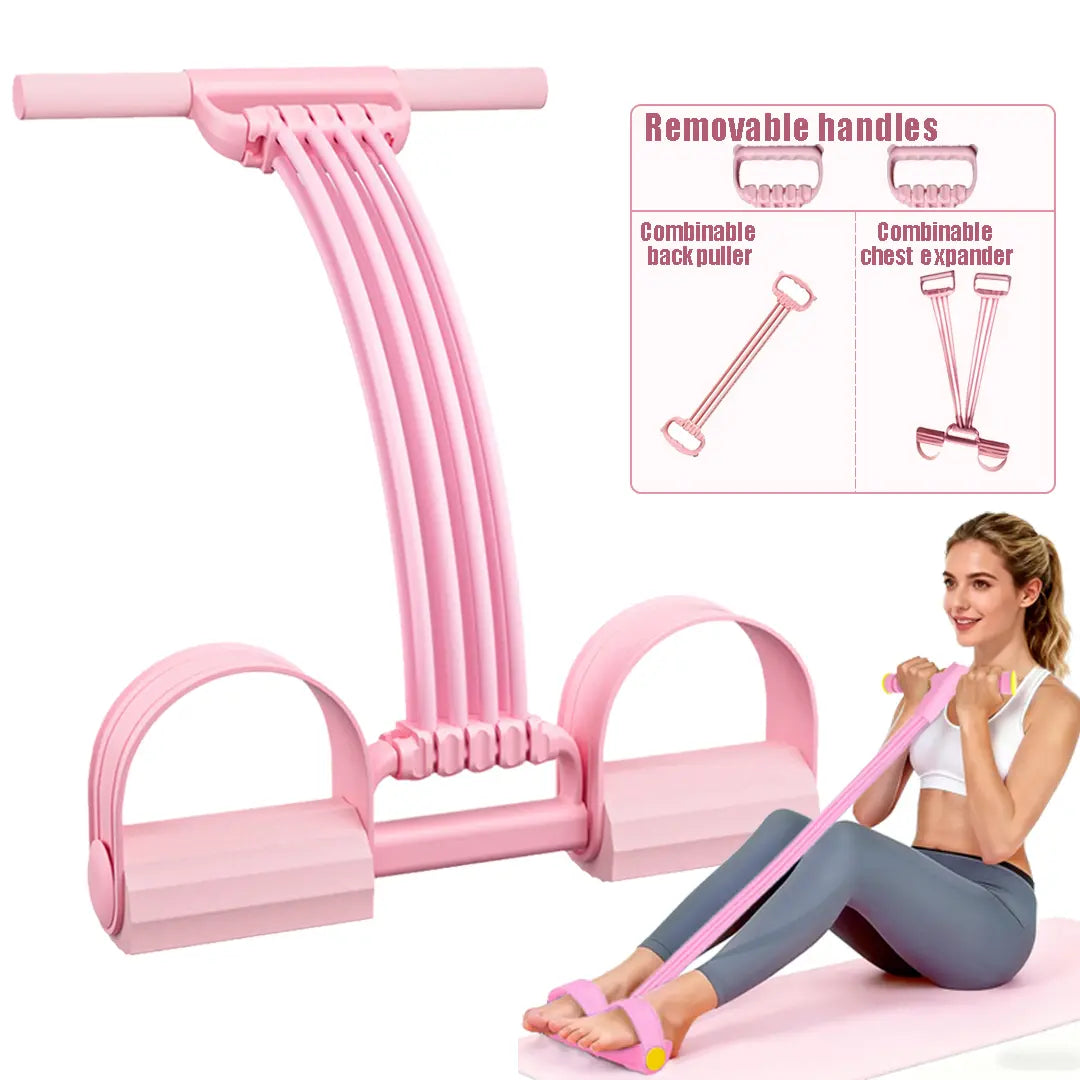 3-in-1 Multifunction Pedal Resistance Band for Home Gym
