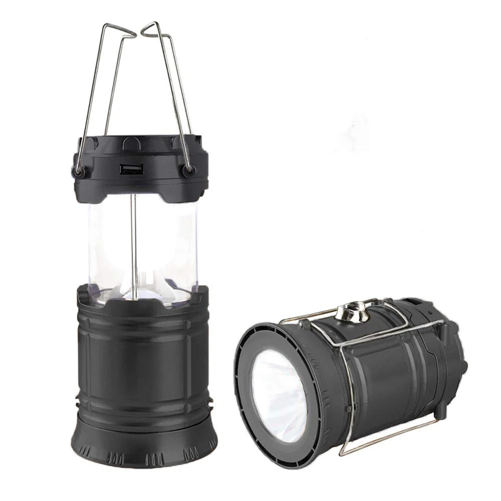 LED Camping Lantern, 【Solar Camping Lantern with Fan】Solar and Rechargeable Lantern Flashlight Collapsible and Portable Light for Daily/Camp/Hiking/Night Fishing/Emergency