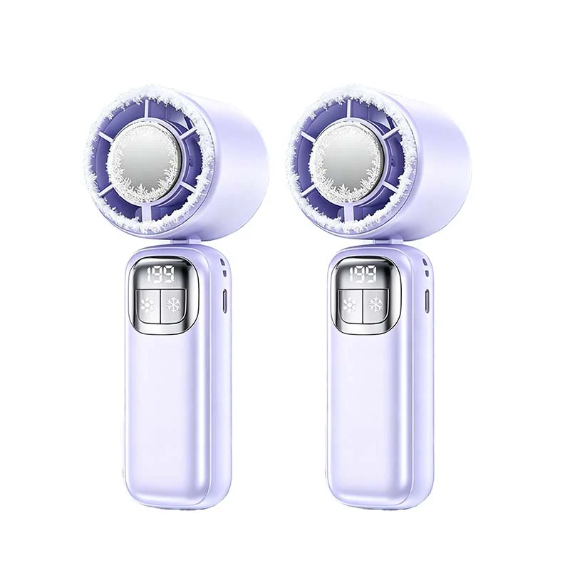 Semiconductor-cooling handheld fan