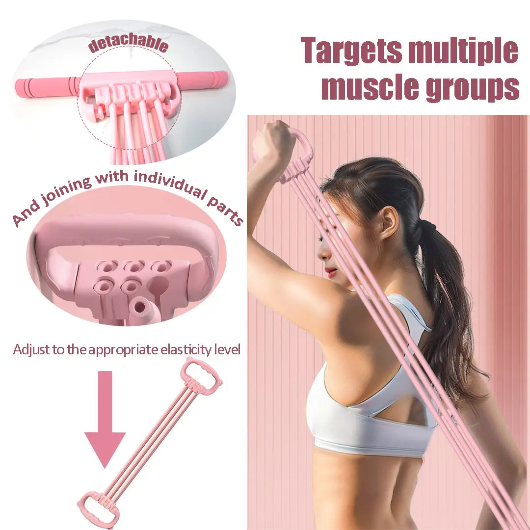 3-in-1 Multifunction Pedal Resistance Band for Home Gym