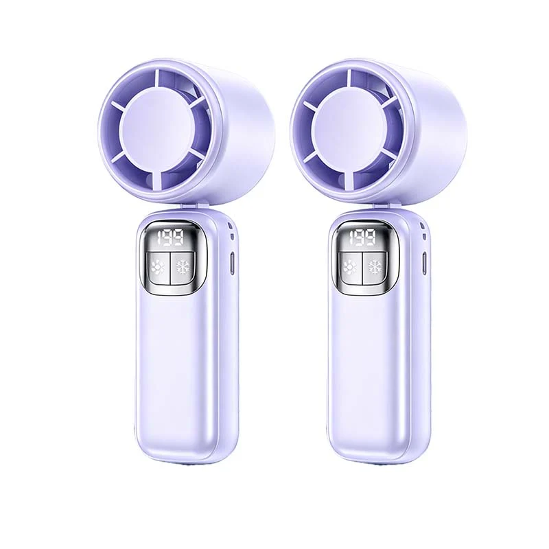 Semiconductor-cooling handheld fan