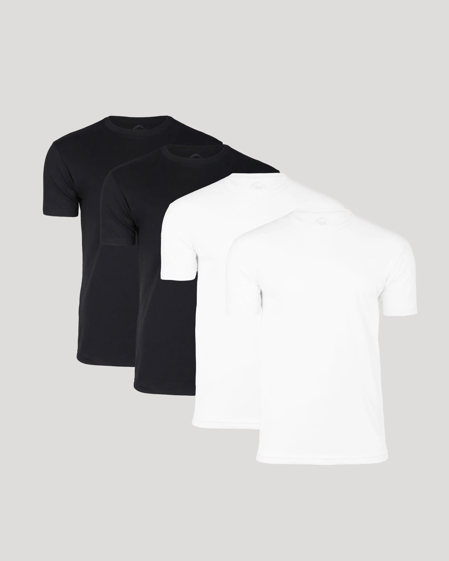True Classic Men's 4-Pack Crew Neck T-Shirts - Premium Fit