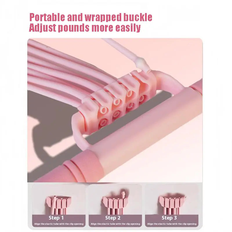 3-in-1 Multifunction Pedal Resistance Band for Home Gym