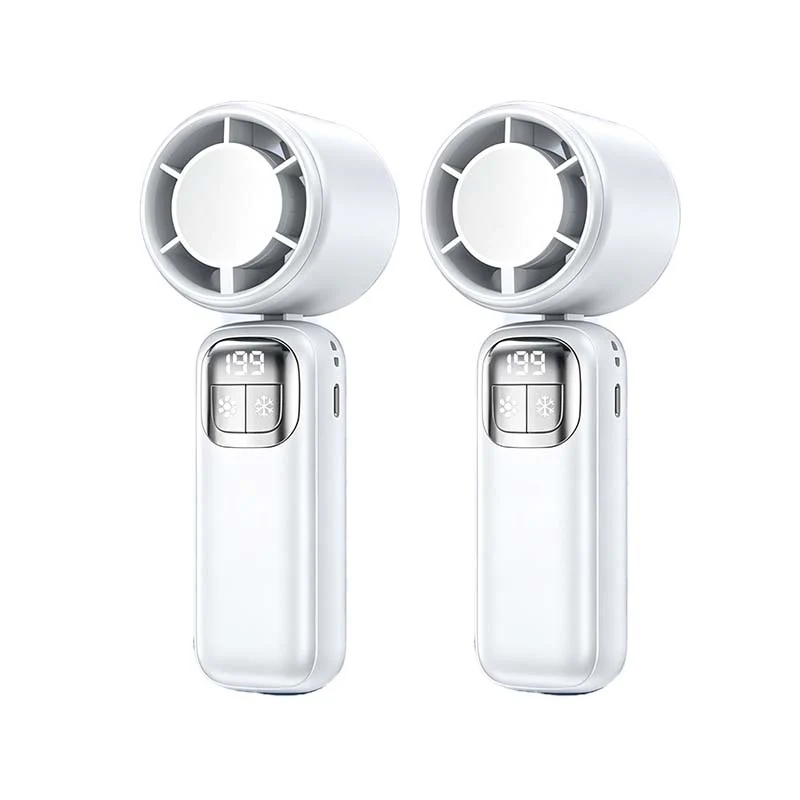 Semiconductor-cooling handheld fan